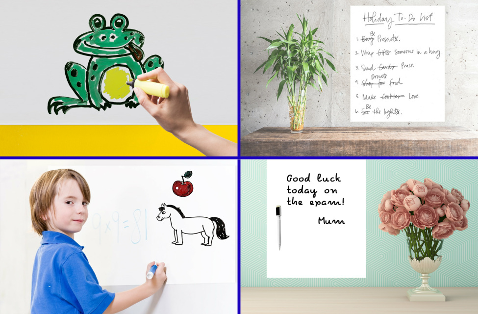 Back to School: Notes Dry Erase Vinyl - Removable Wall Adhesive