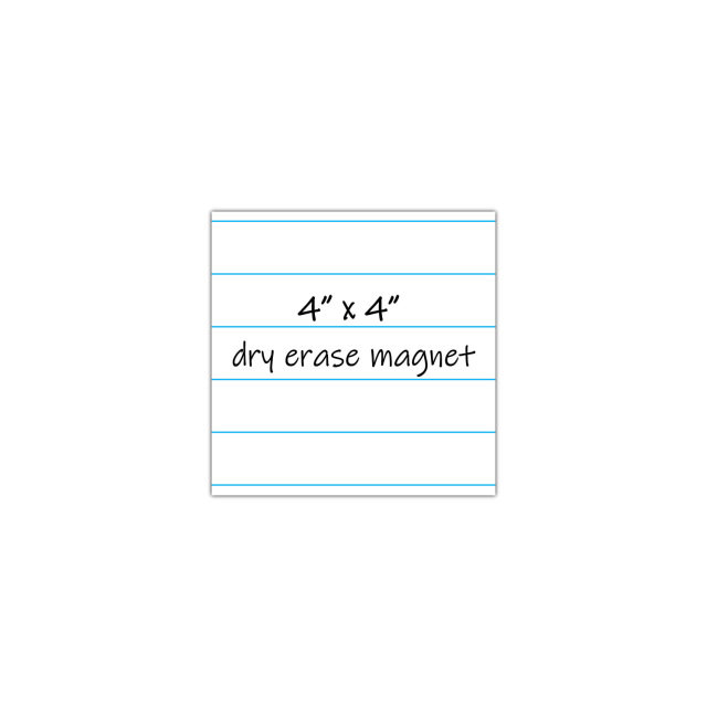 Dry Erase Magnetic Sheet - Notebook Design. 11x17 INCHES. Comes with 1 Black Dry Erase Magnetic Fine Tip Marker with eraser.