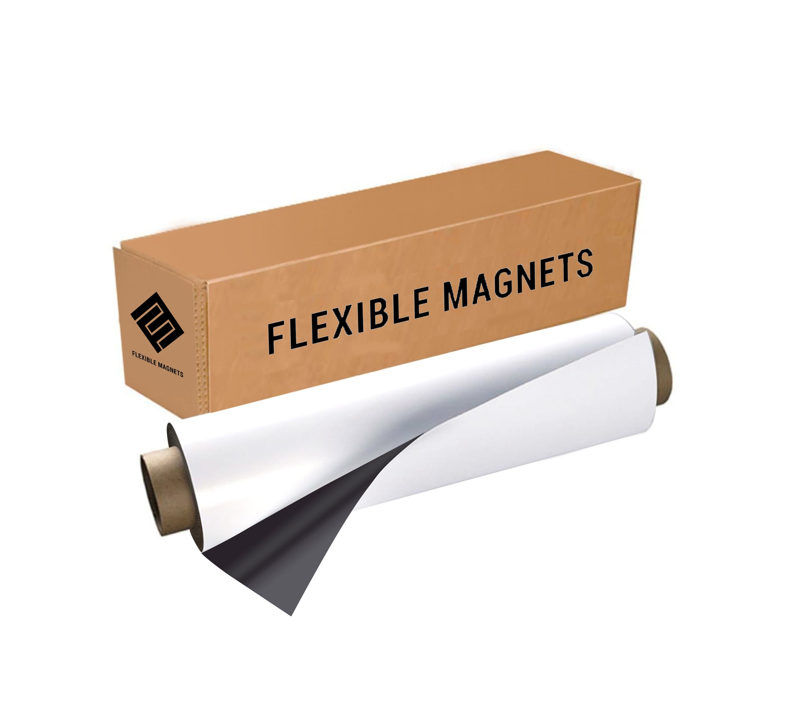 Flexible Magnets Vinyl Blank Magnetic Sign Sheets with Round Corners 12 X  24 30 Mil (5 Pack)