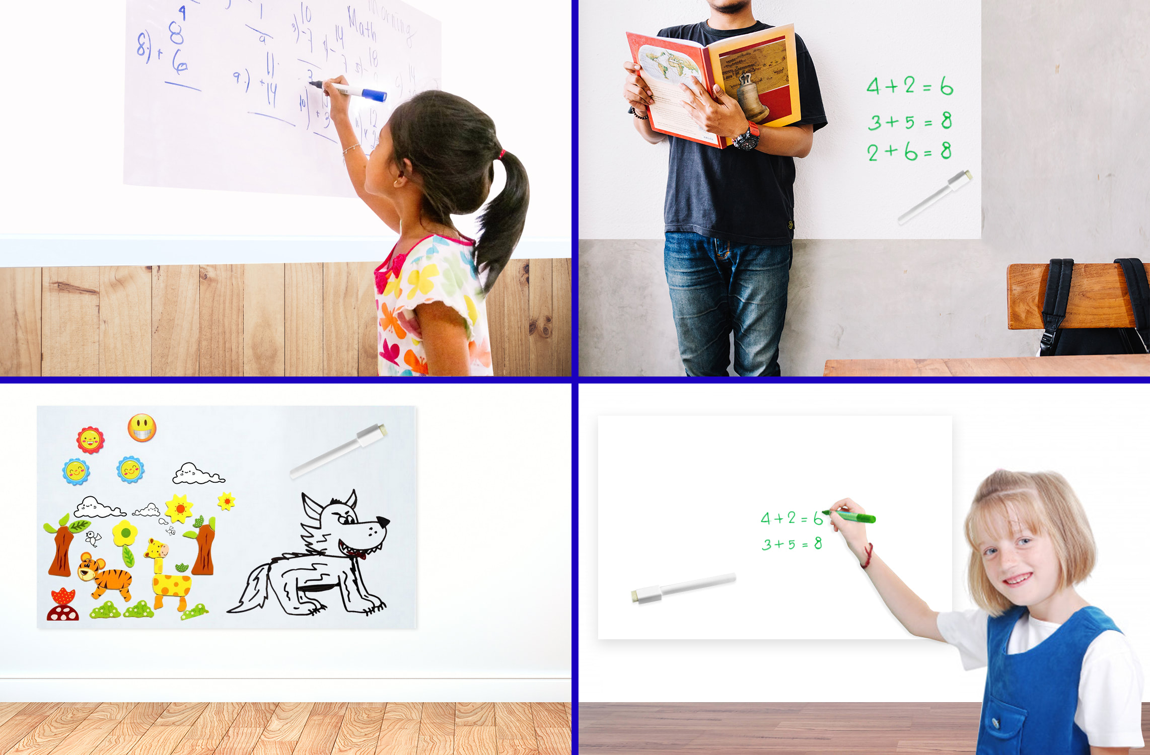 Back to School: Notes Dry Erase Vinyl - Removable Wall Adhesive