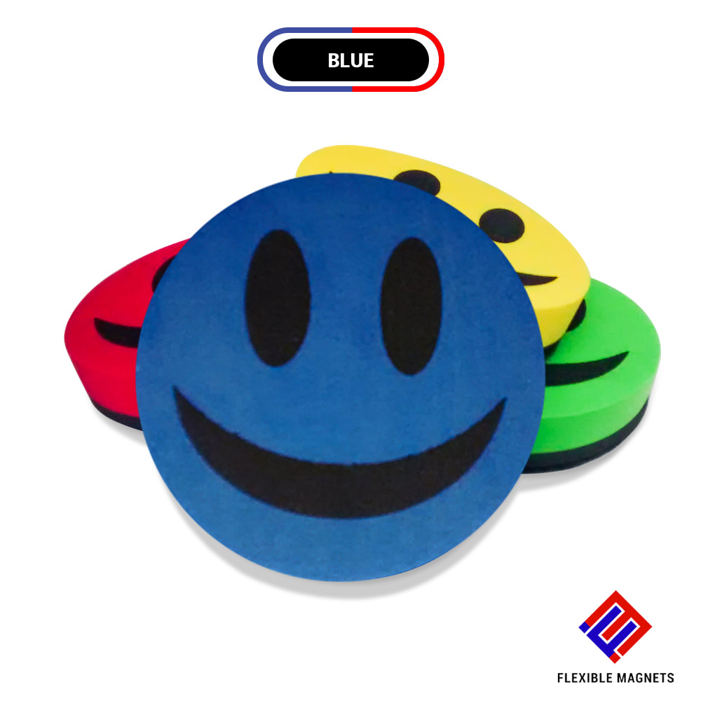 Smiley Face Dry Erase Whiteboard/Chalkboard Eraser With Magnetic Backing! 