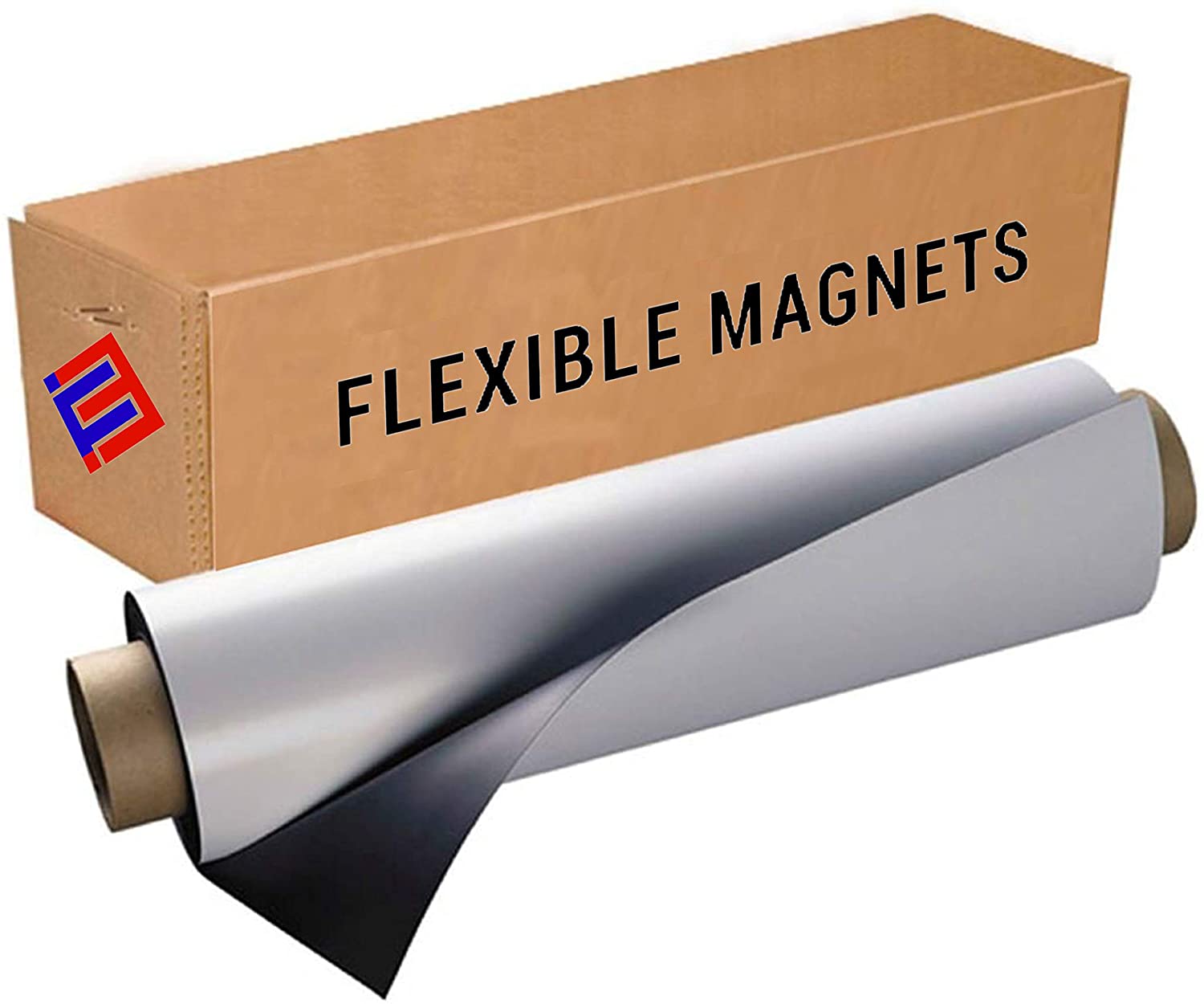Flexible Magnet Sheet with Adhesive, 20 mil Thick. Ideal for DIY Projects  at Home - Office - Auto - Shop - Crafts and More!