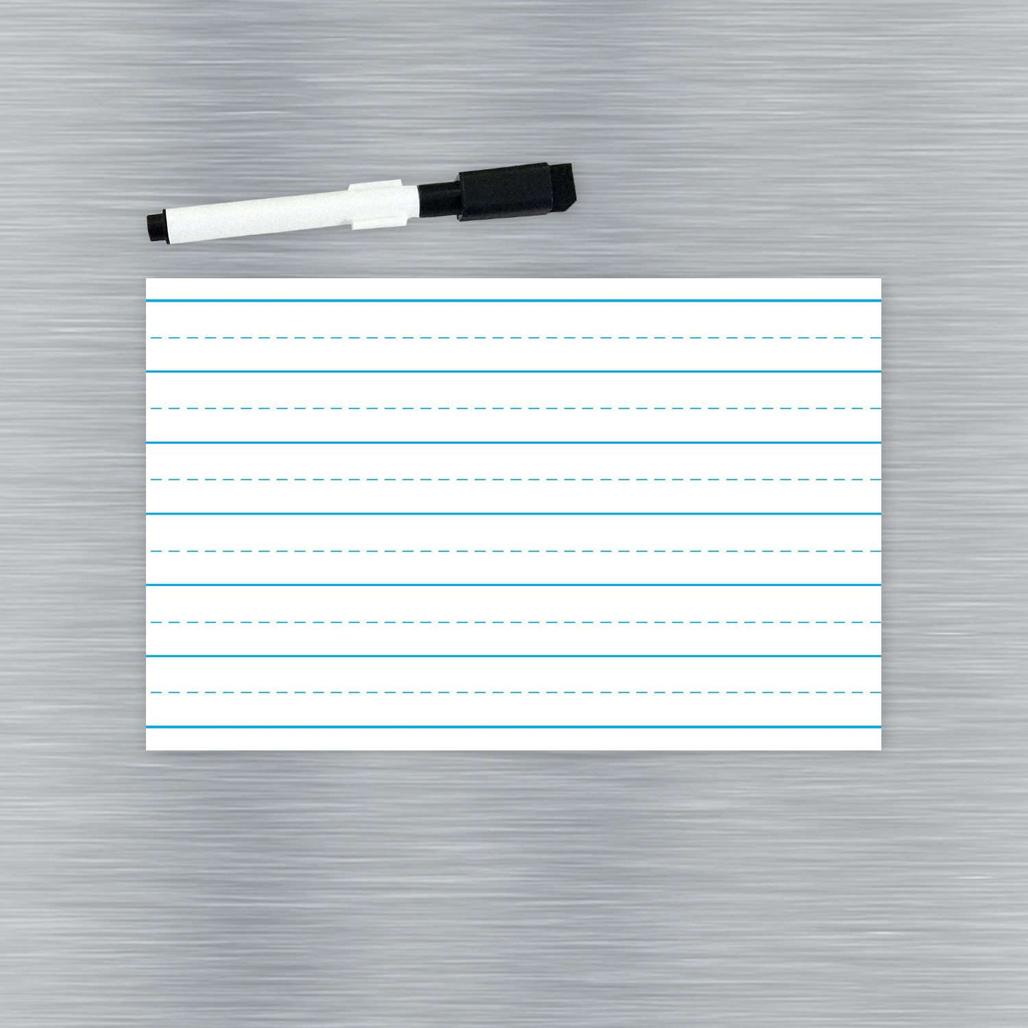 Dry erase sheet Handwriting paper design. 11x17 inches.